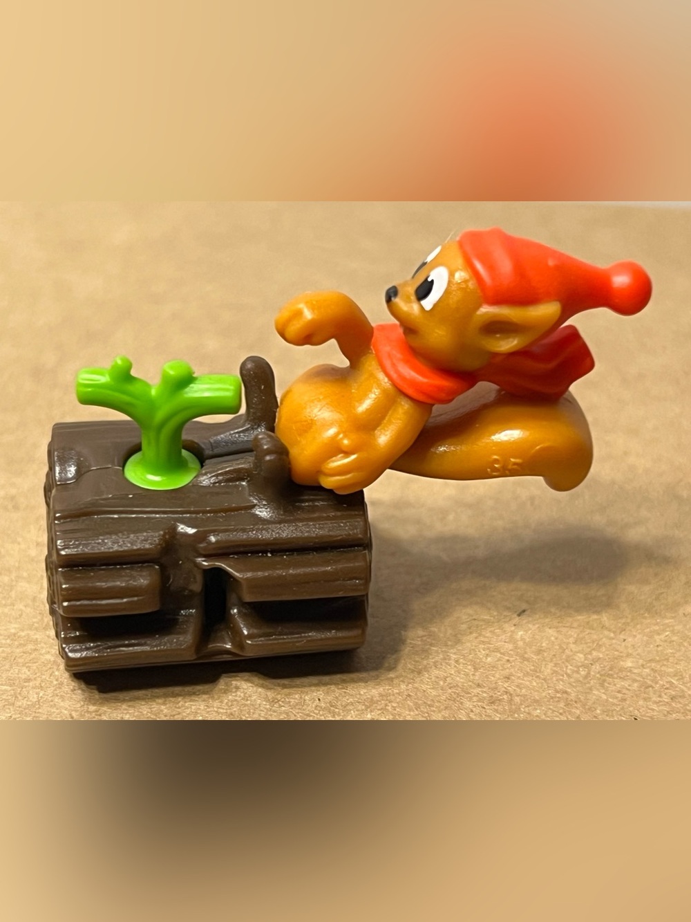 Kinder Surprise Squirrel Riding Log